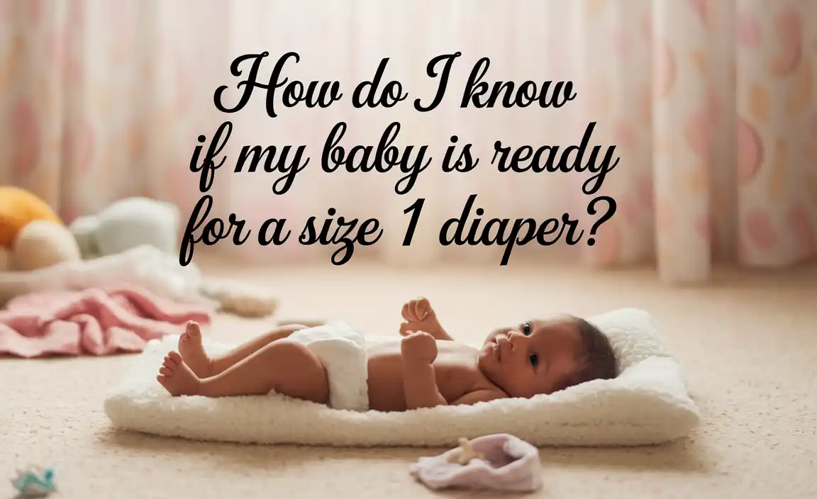 How Do I Know If My Baby Is Ready For A Size 1 Diaper