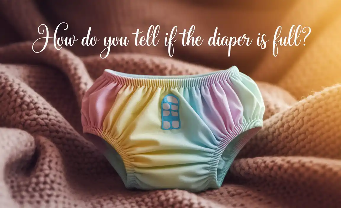 How Do You Tell If The Diaper Is Full