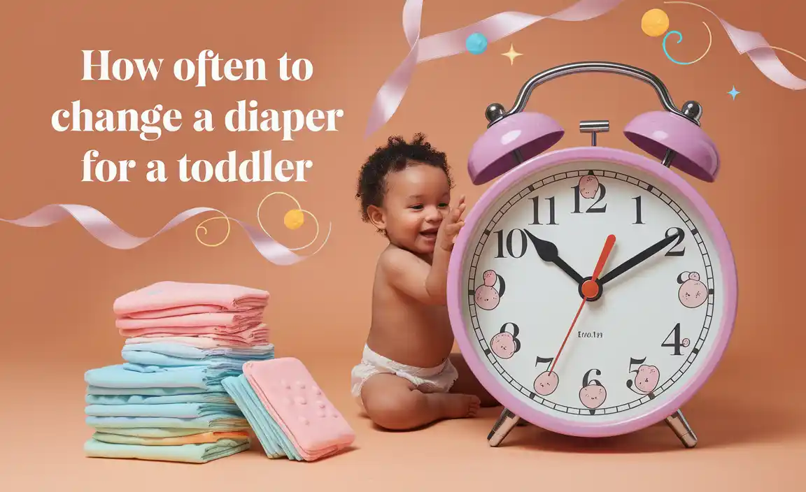 How Often To Change A Diaper For A Toddler