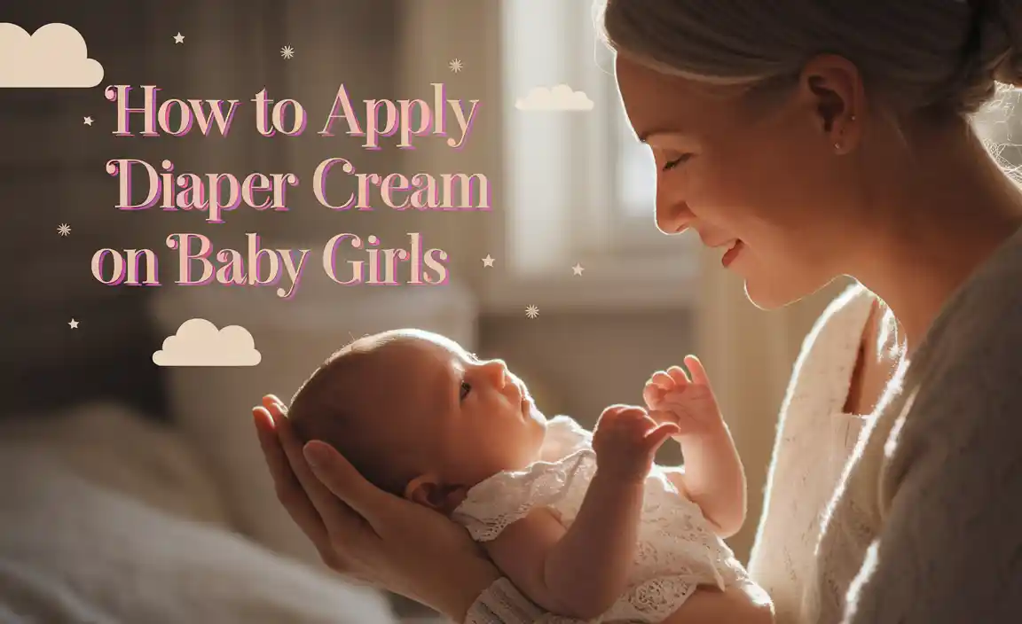 How To Apply Diaper Cream On Baby Girls