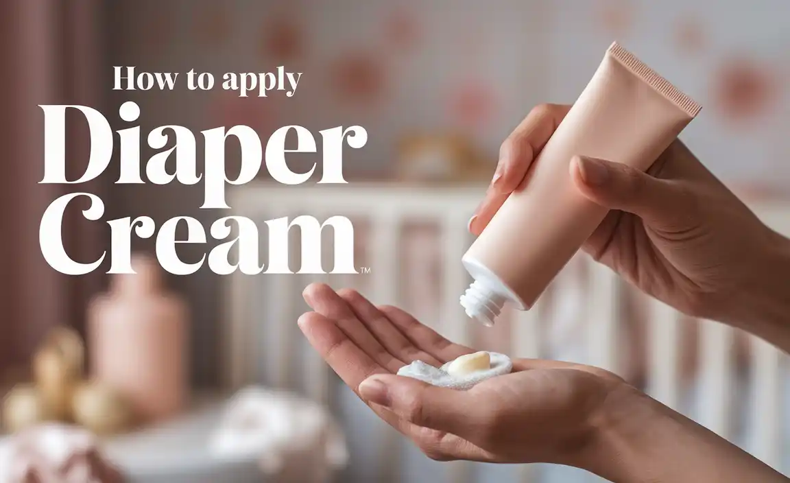 How To Apply Diaper Cream