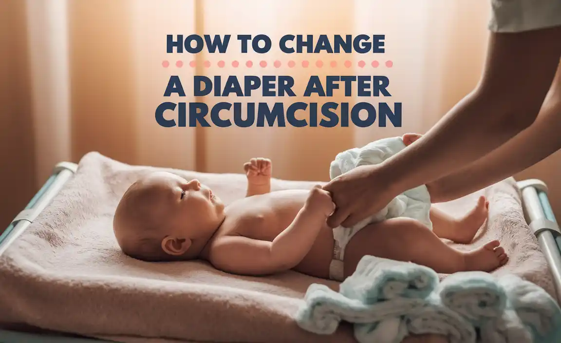 How To Change A Diaper After Circumcision