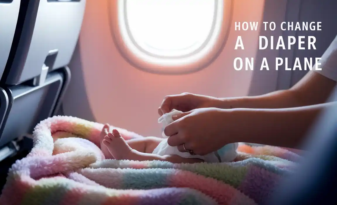 How To Change A Diaper On A Plane