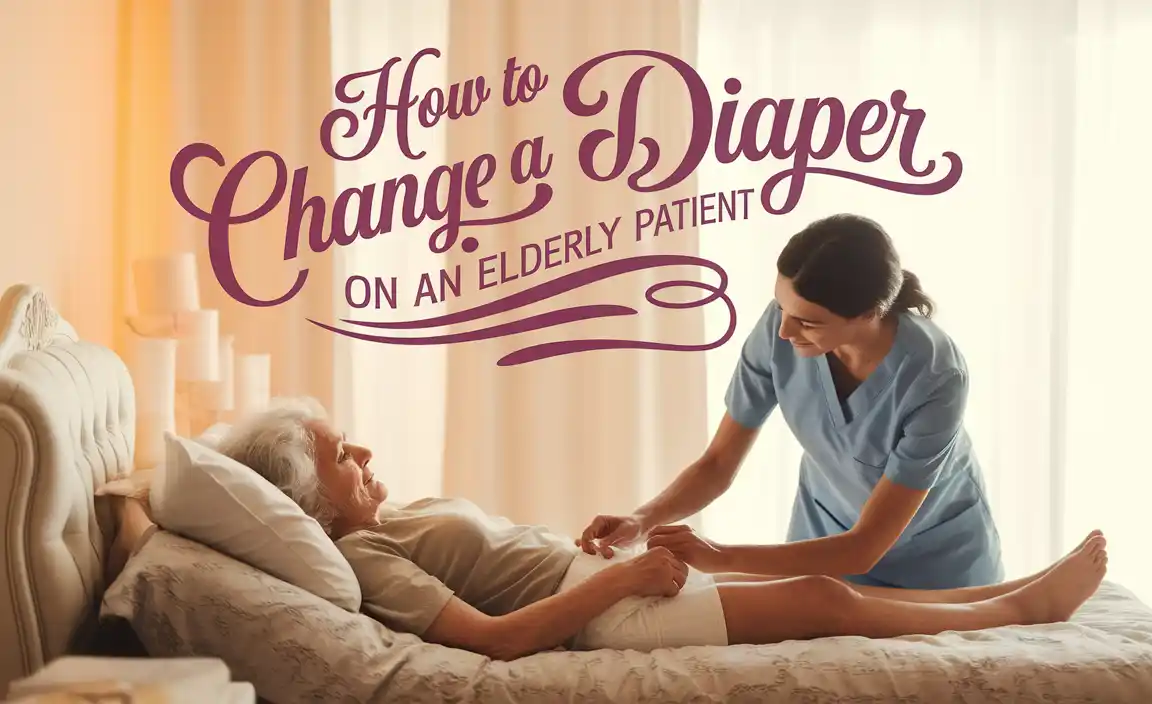 How To Change A Diaper On An Elderly Patient