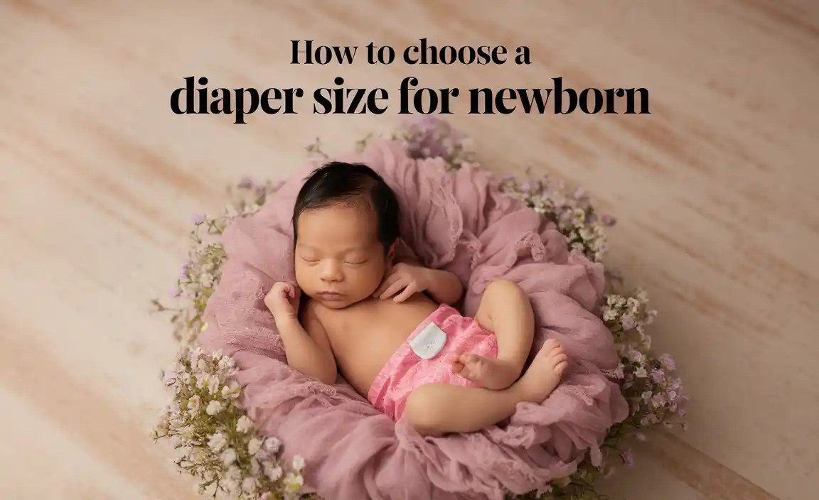How To Choose A Diaper Size For Newborn