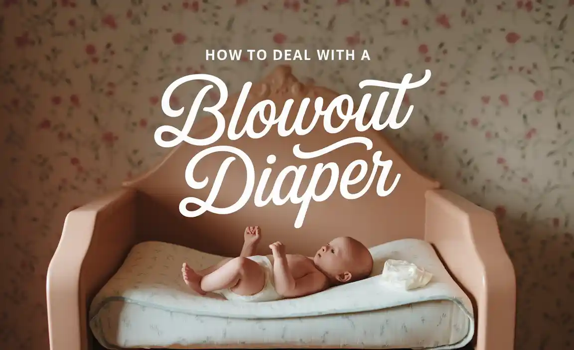 How To Deal With A Blowout Diaper
