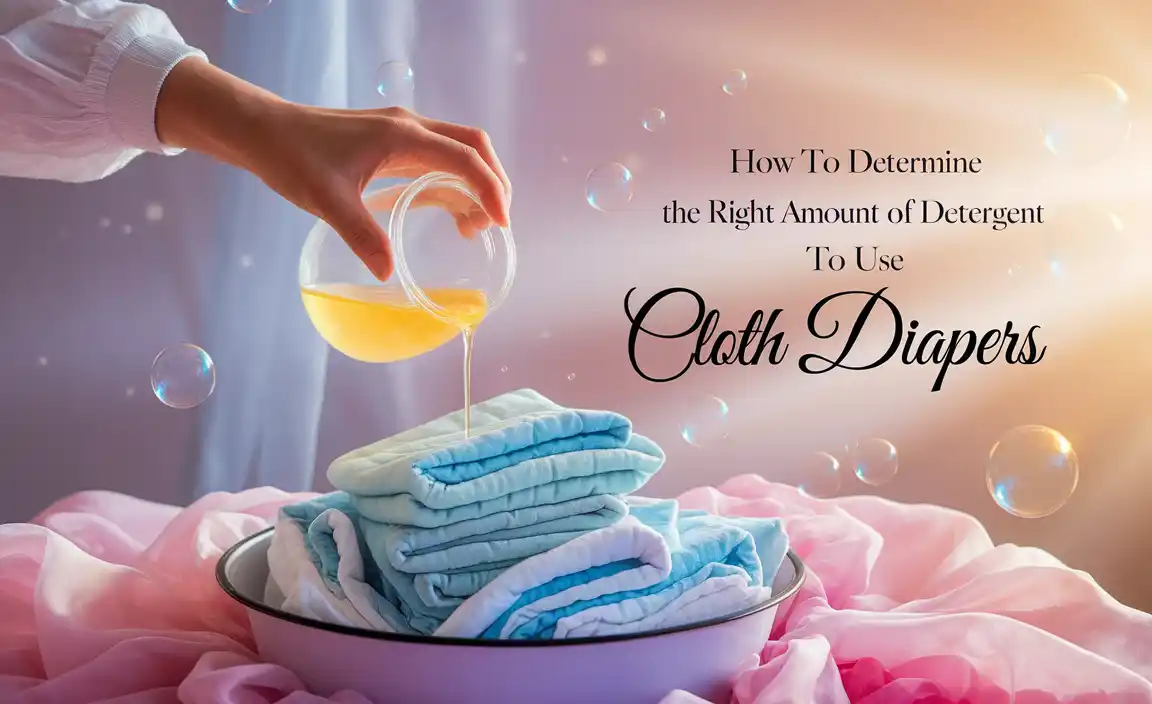 How To Determine The Right Amount Of Detergent To Use Cloth Diapers