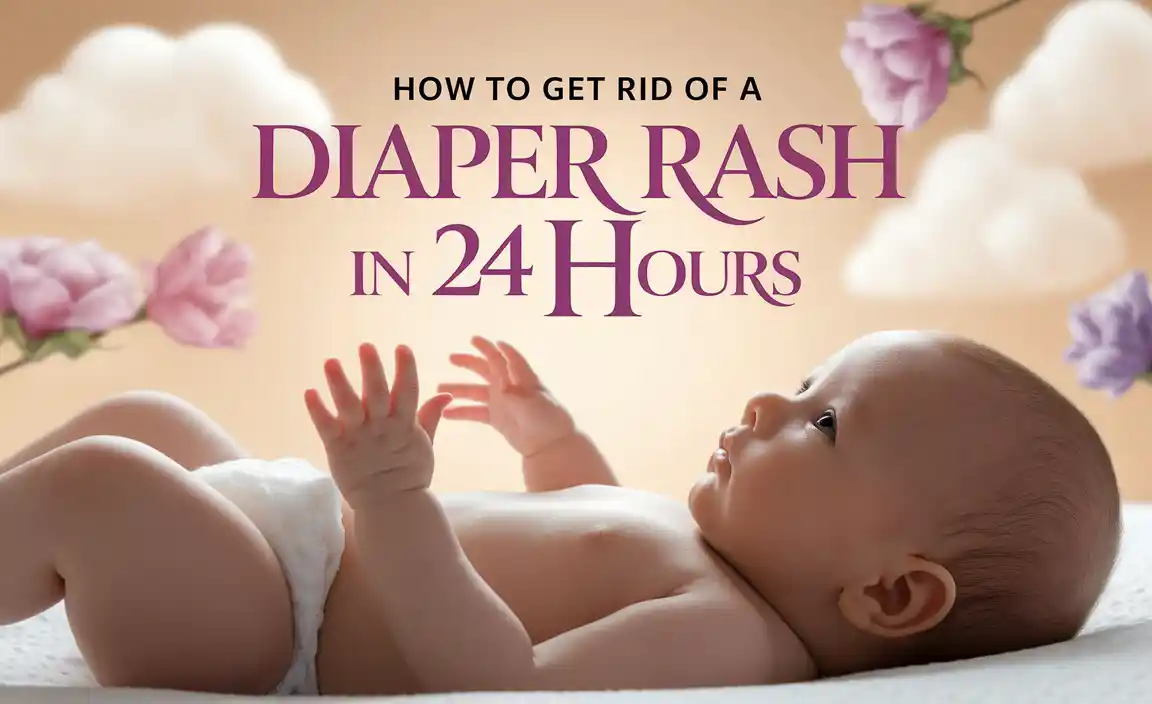 How To Get Rid Of A Diaper Rash In 24 Hours