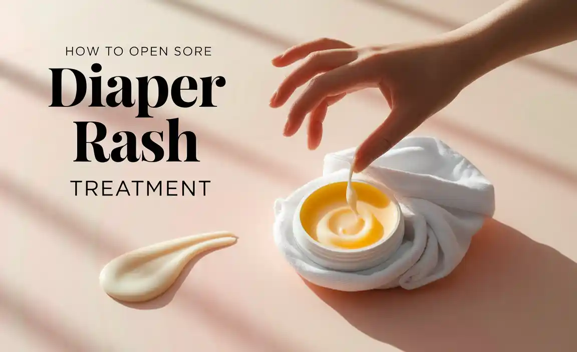 How To Open Sore Diaper Rash Treatment