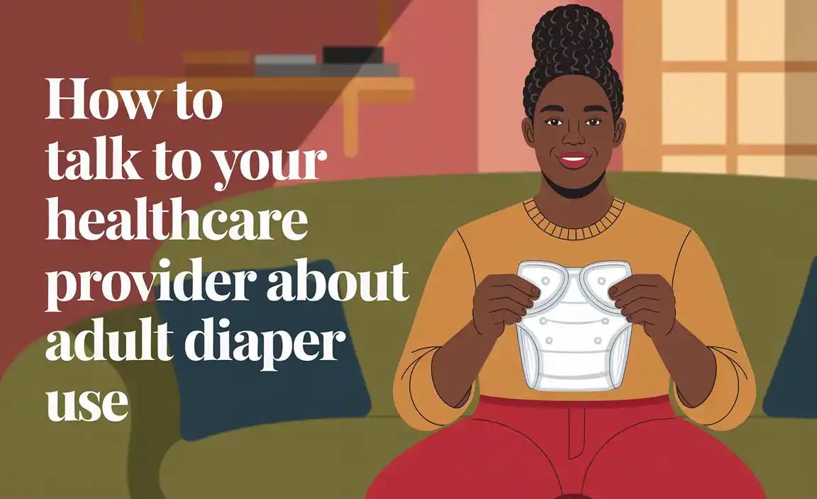 How To Talk To Your Healthcare Provider About Adult Diaper Use