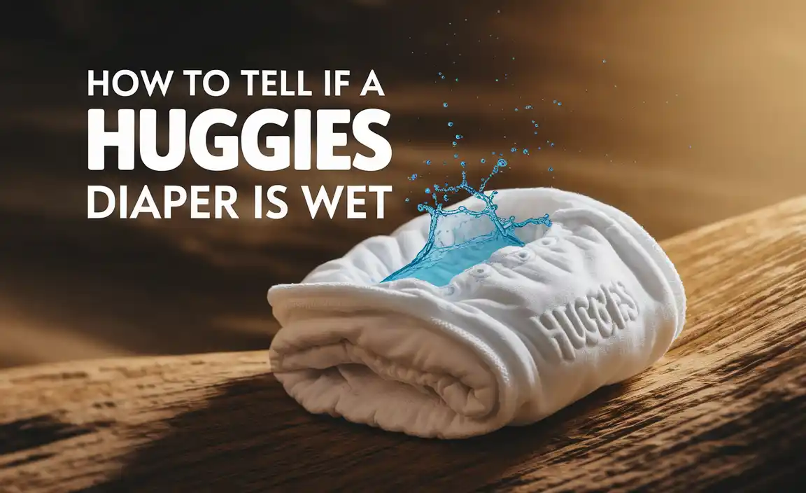 How To Tell If A Huggies Diaper Is Wet