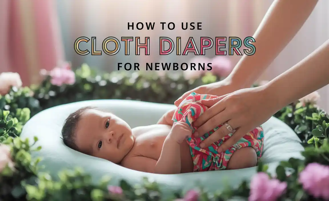 How To Use Cloth Diapers For Newborns