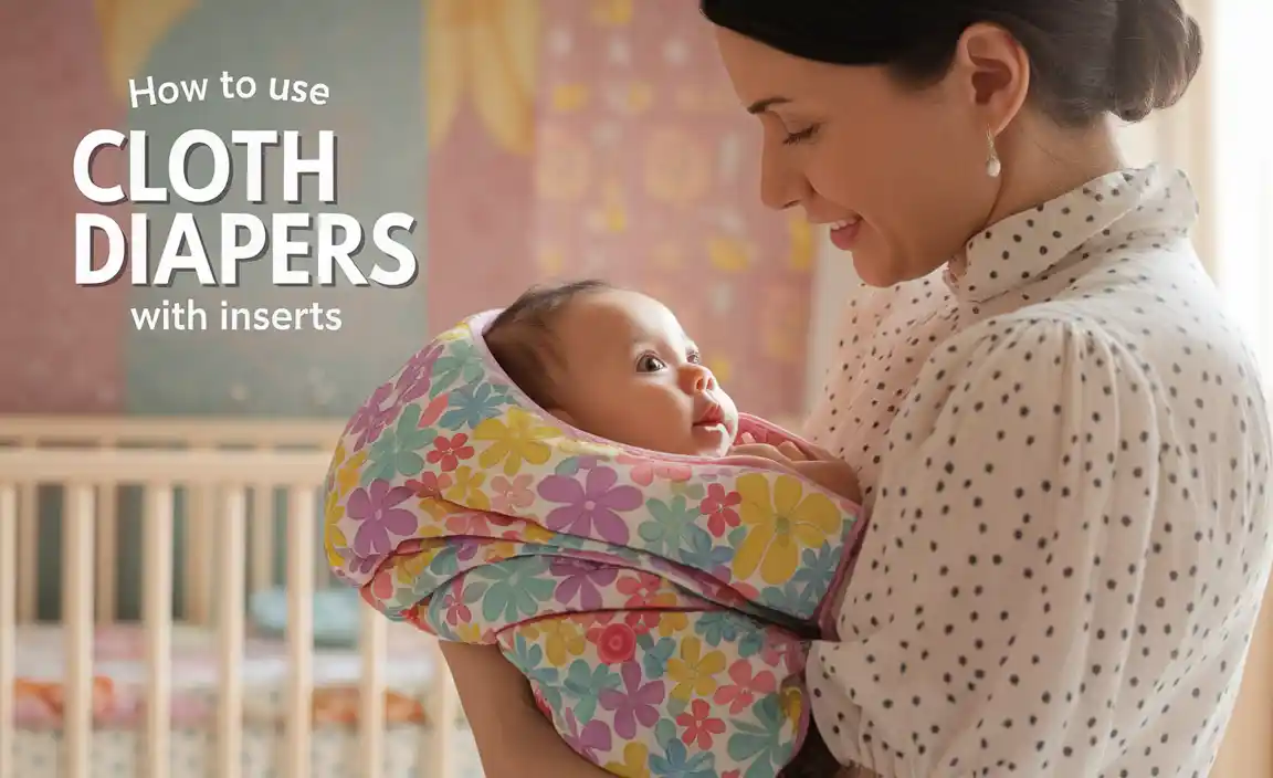 How To Use Cloth Diapers With Inserts