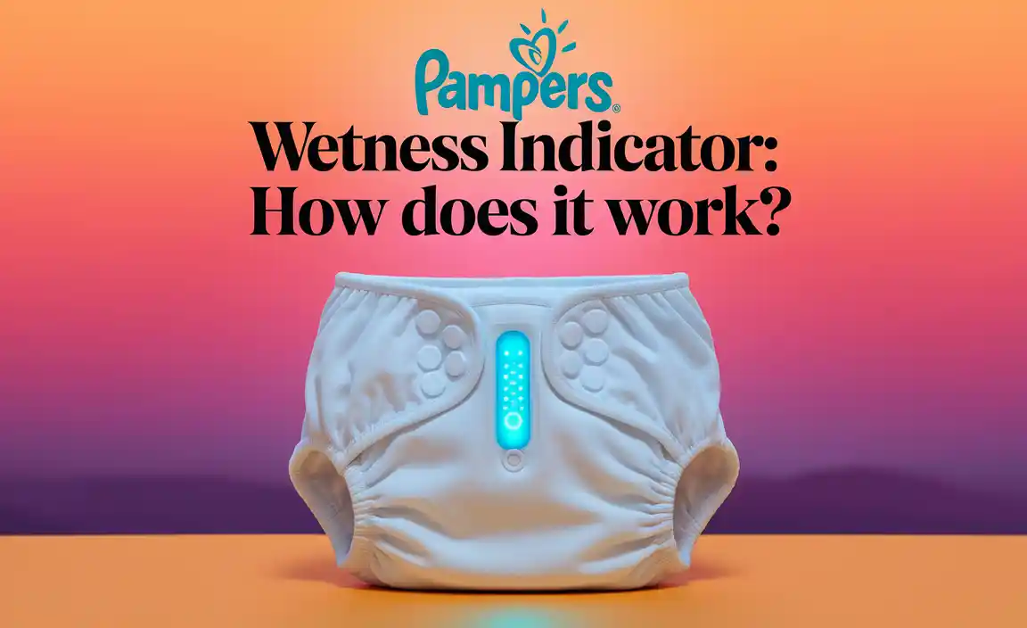 Pampers Wetness Indicator How Does It Work