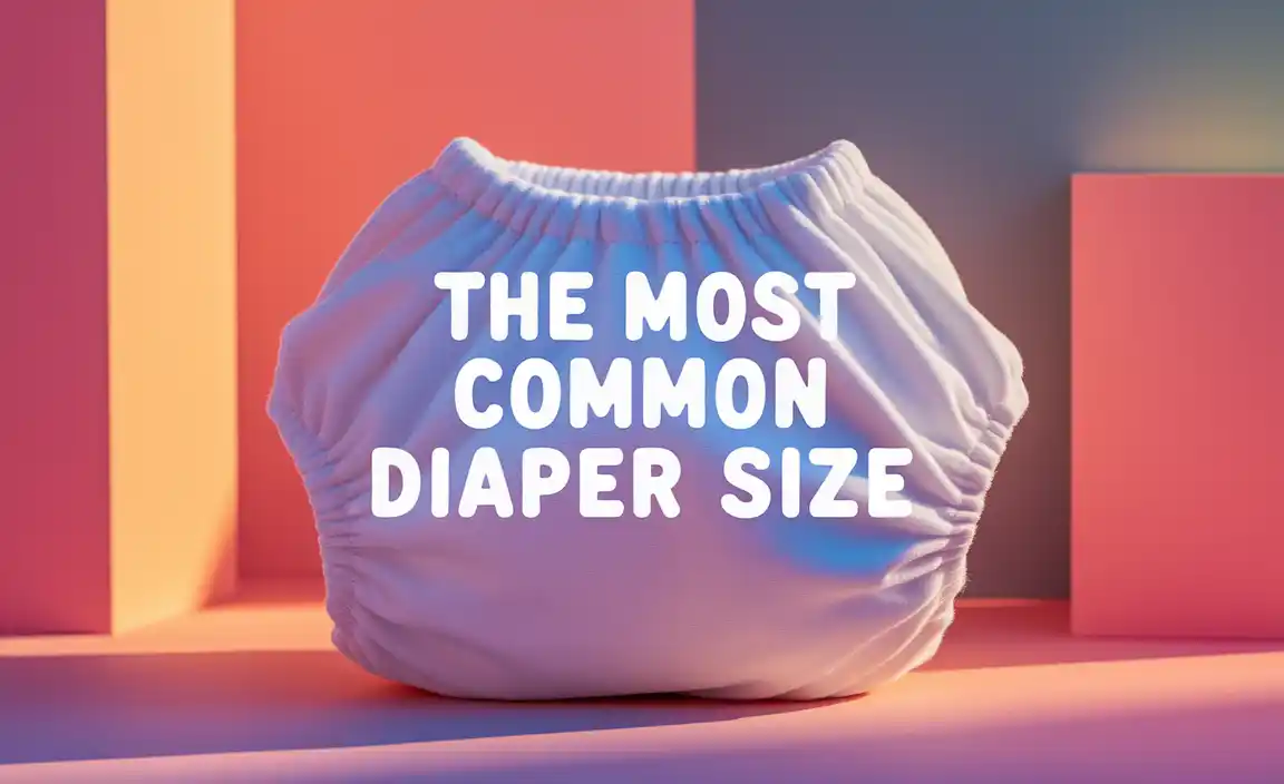 The Most Common Diaper Size