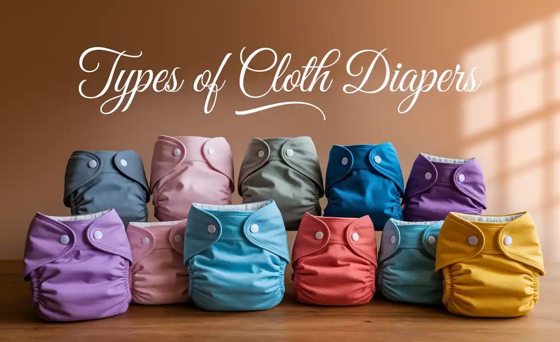 Types Of Cloth Diapers