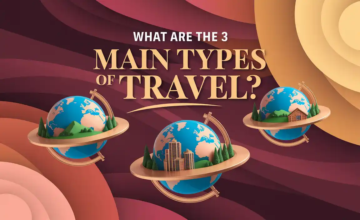 What Are The 3 Main Types Of Travel