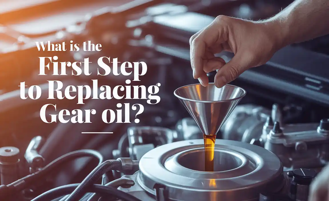 What Is The First Step To Replacing Gear Oil