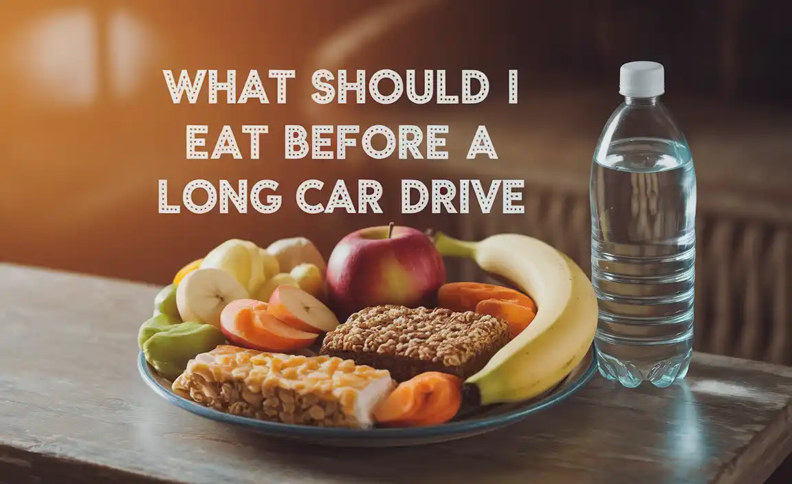 What Should I Eat Before A Long Car Drive