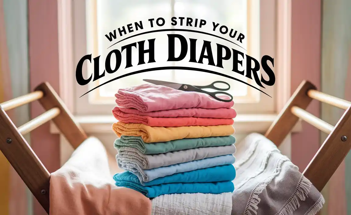 When To Strip Your Cloth Diapers