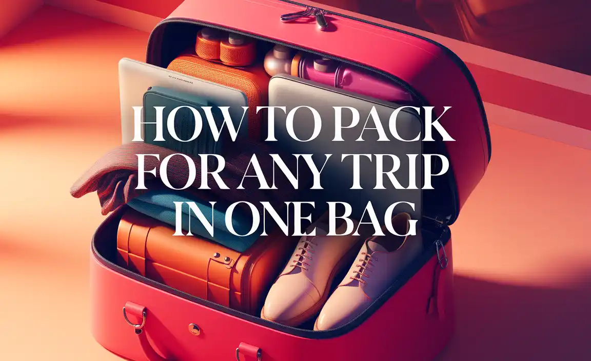 How To Pack For Any Trip In One Bag