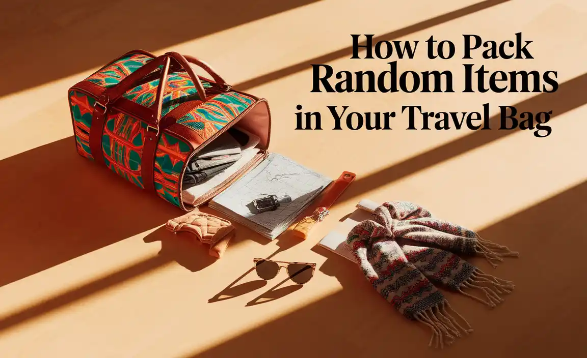 How To Pack Random Items In Your Travel Bag