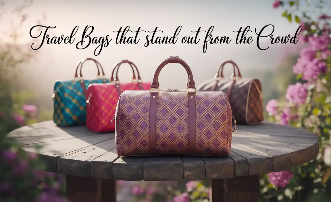 Travel Bags That Stand Out From The Crowd