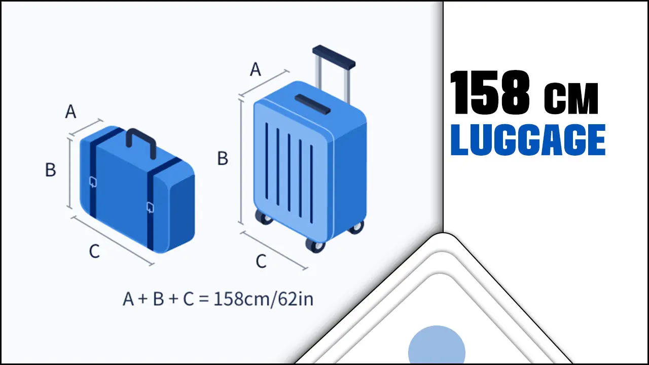 158 Cm luggage