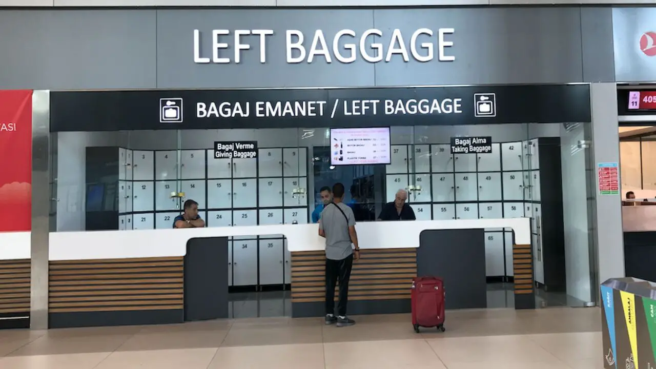 About Luggage Storage Services At Istanbul Airport