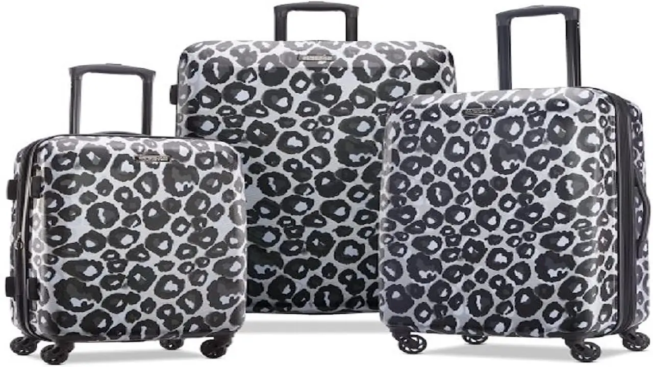 American Tourister Moonlight Hardside Expandable Luggage With Spinner Wheels
