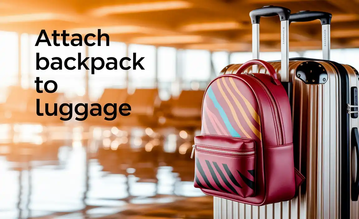 Attach Backpack To Luggage