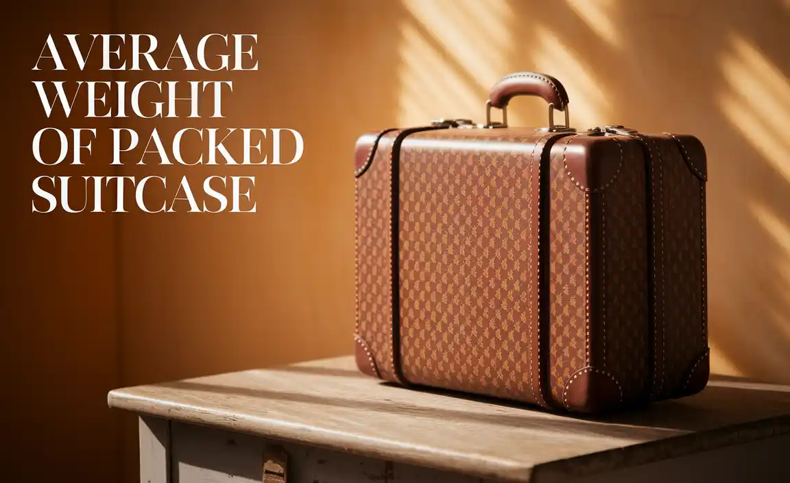 Average Weight Of Packed Suitcase