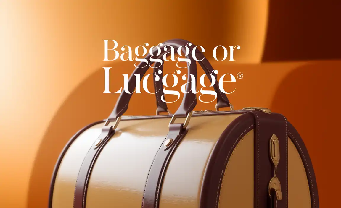 Baggage Or Luggage