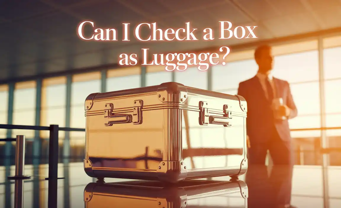 Can I Check A Box As Luggage