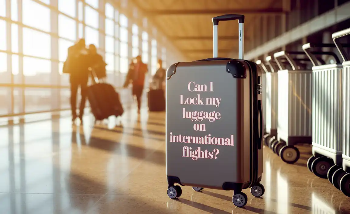 Can I Lock My Luggage On International Flight