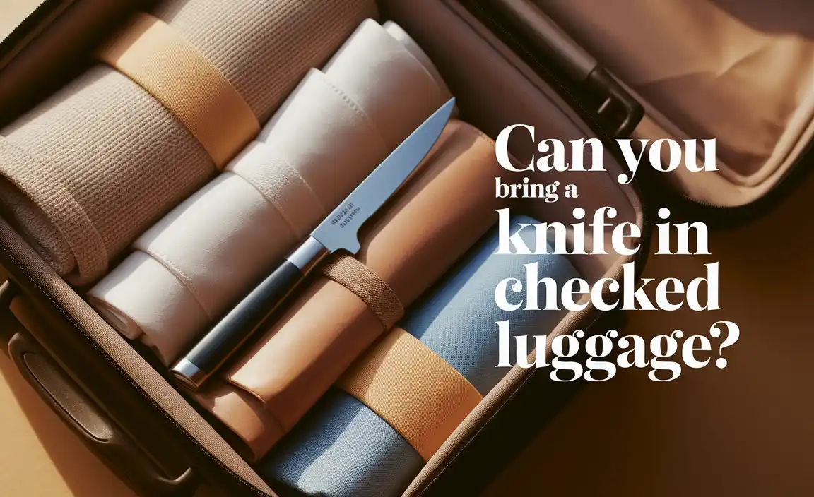 Can You Bring A Knife In Checked Luggage