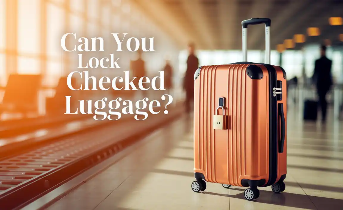 Can You Lock Checked Luggage