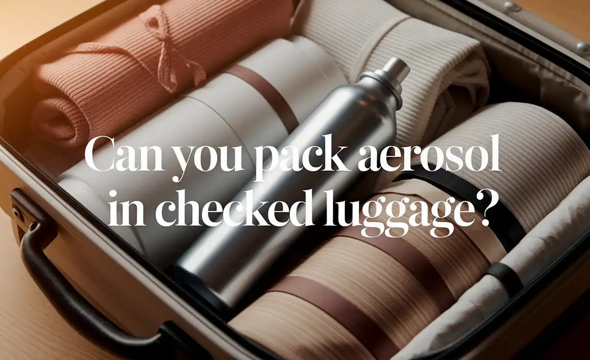 Can You Pack Aerosol In Checked Luggage