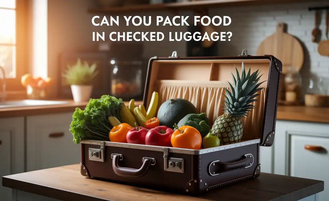 Can You Pack Food In Checked Luggage