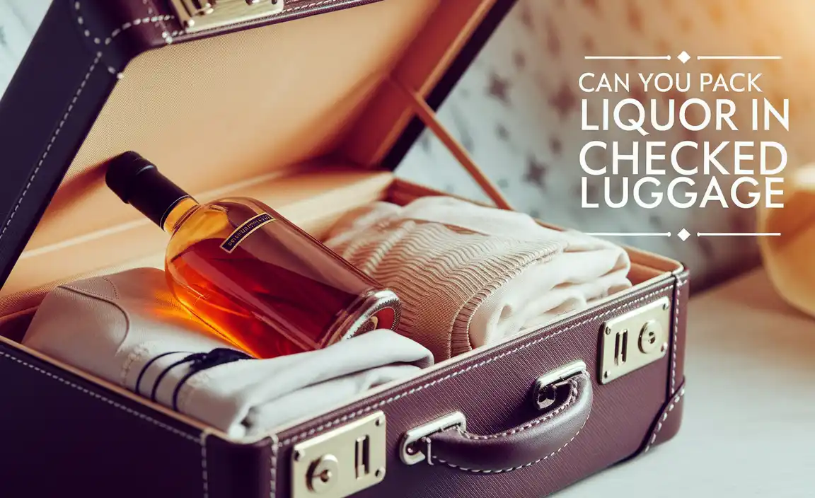 Can You Pack Liquor In Checked Luggage