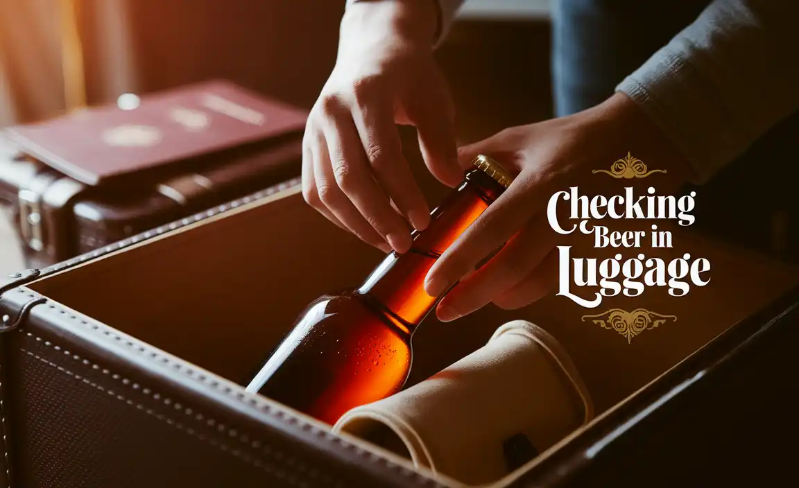 Checking Beer In Luggage