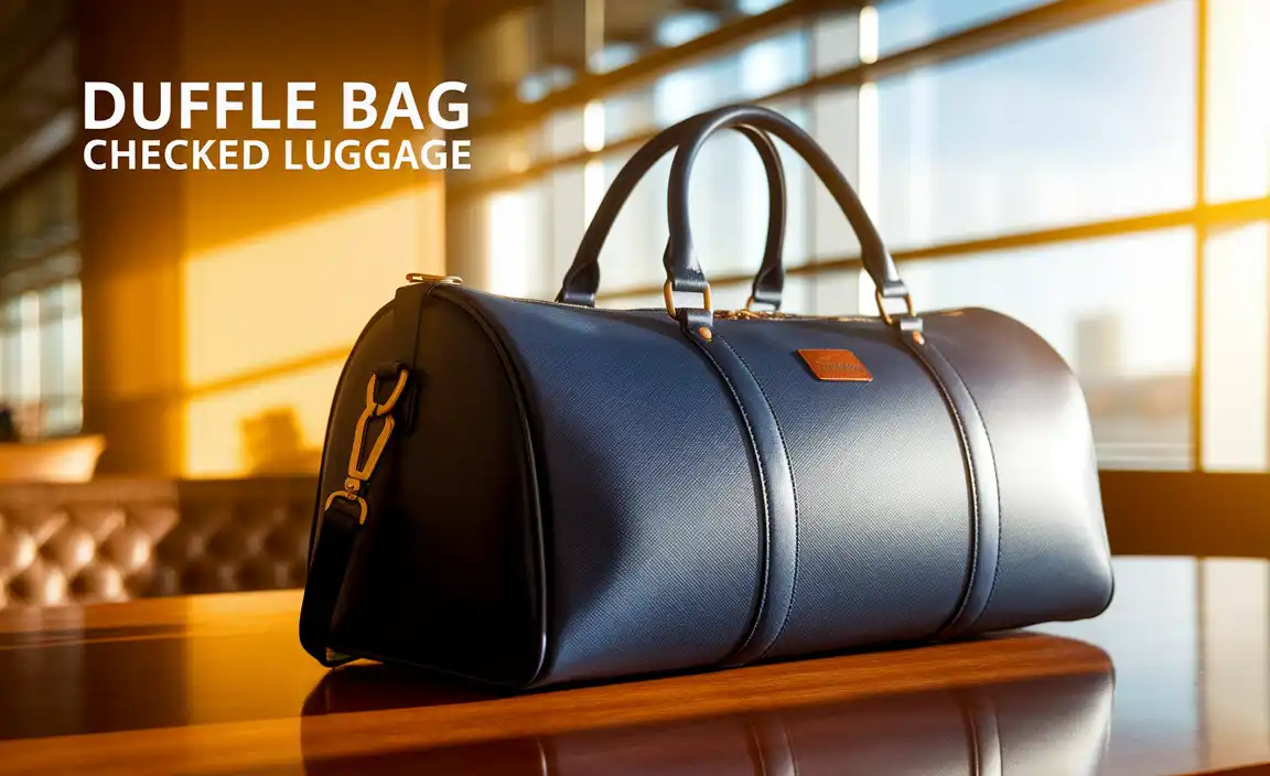 Duffle Bag Checked Luggage
