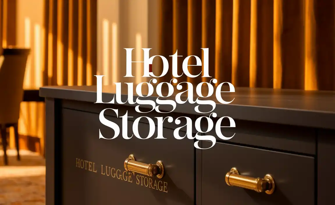 Hotel Luggage Storage