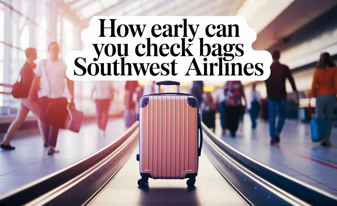 How Early Can You Check Bags Southwest Airline