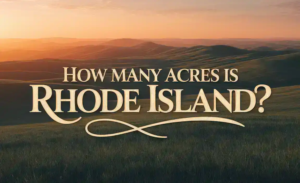 How Many Acres Is Rhode Island