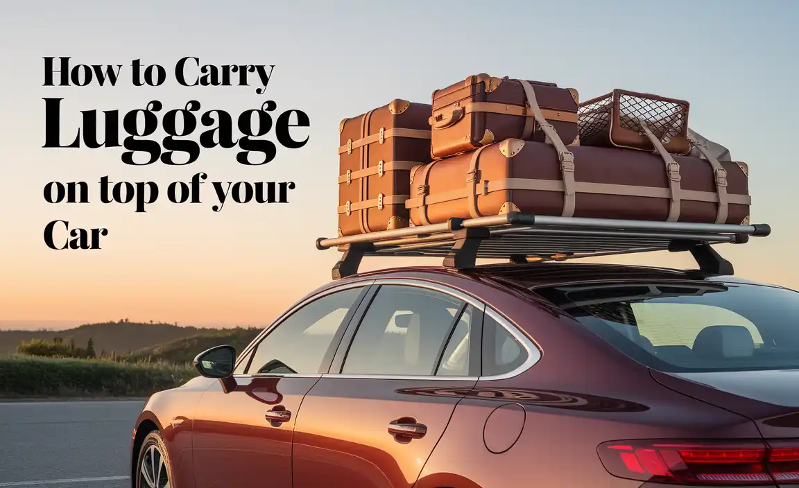 How To Carry Luggage On Top Of Car