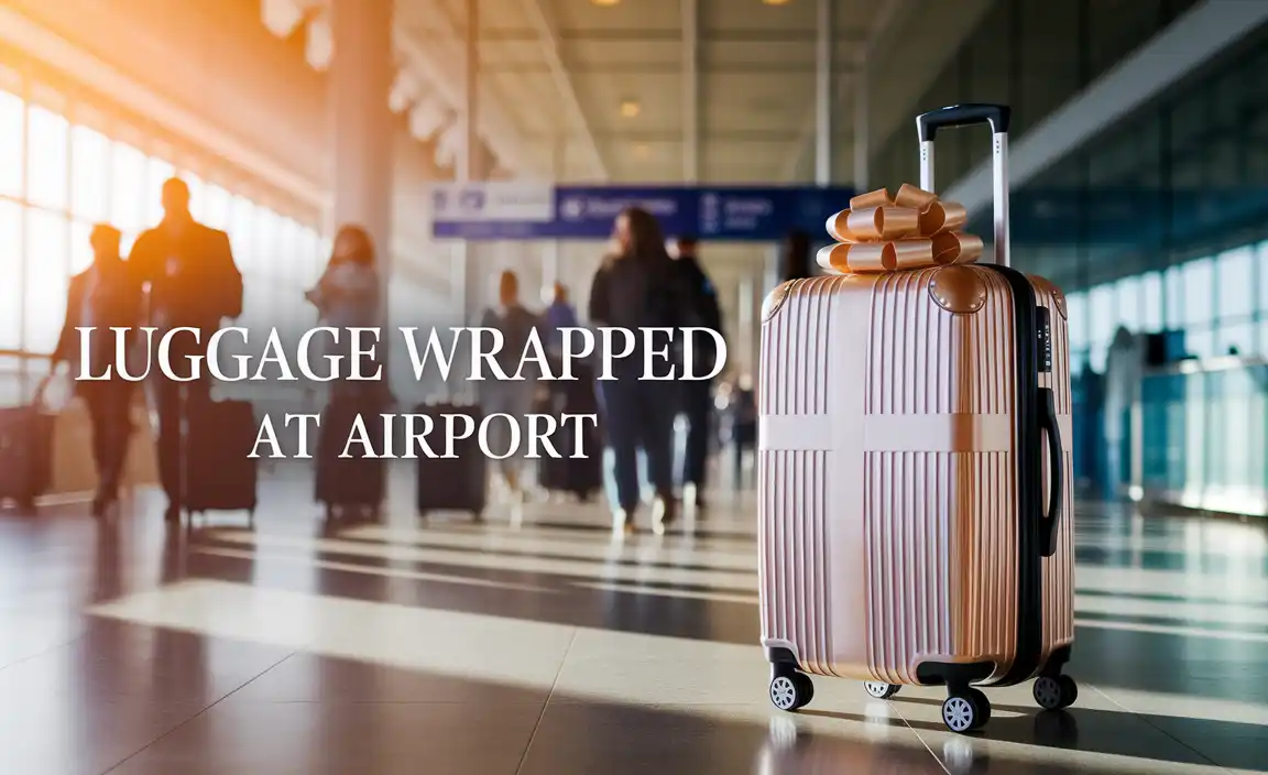 How To Luggage Wrapped At Airport