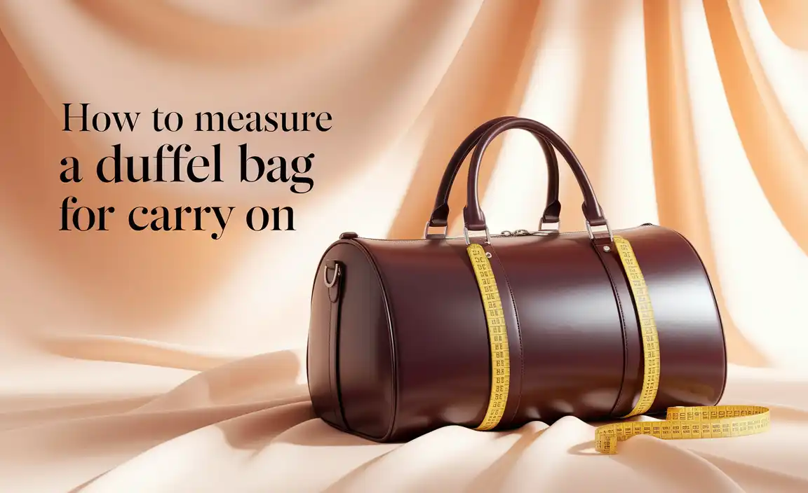 How To Measure A Duffel Bag For Carry On