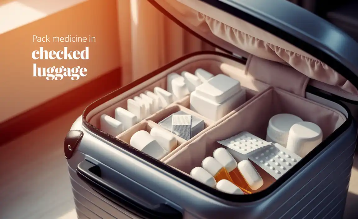 How To Pack Medicine In Checked Luggage