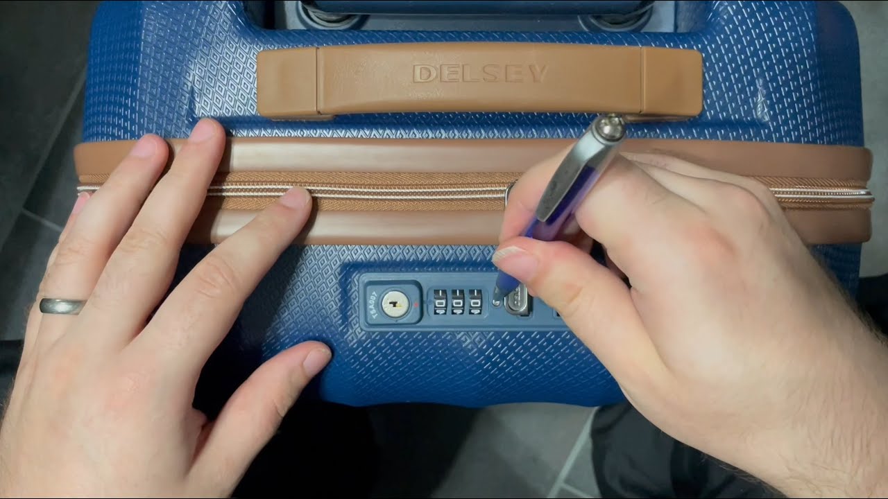 How To Reset The Delsey Luggage Lock Without A Code 